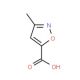 3-Methylisoxazole-5-carboxylic acid (CAS 4857-42-5) - chemical structure image