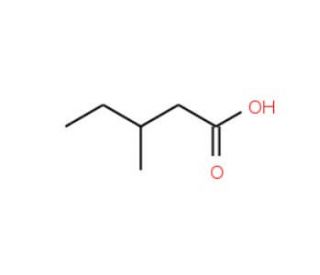 3-Methylpentanoic acid (CAS 105-43-1) - chemical structure image