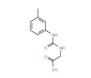 ({[(3-methylphenyl)amino]carbonyl}amino)acetic acid - chemical structure image