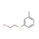 3-Methylphenylthioethanol (CAS 4030-45-9) - chemical structure image