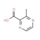 3-Methylpyrazine-2-carboxylic acid (CAS 41110-28-5) - chemical structure image