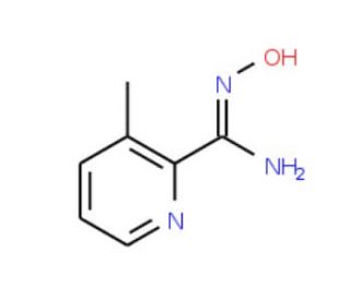 3-Methylpyridine-2-amidoxime (CAS 690632-33-8) - chemical structure image