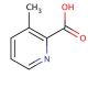 3-Methylpyridine-2-carboxylic acid (CAS 4021-07-2) - chemical structure image