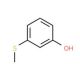 3-(Methylsulfanyl)benzenol (CAS 3463-03-4) - chemical structure image