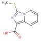 3-(methylsulfanyl)imidazo[1,5-a]pyridine-1-carboxylic acid - chemical structure image