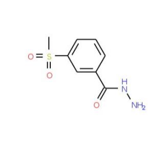 3-(methylsulfonyl)benzohydrazide (CAS 953885-64-8) - chemical structure image