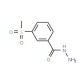 3-(methylsulfonyl)benzohydrazide (CAS 953885-64-8) - chemical structure image