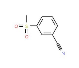 3-(Methylsulphonyl)benzonitrile (CAS 22821-75-6) - chemical structure image