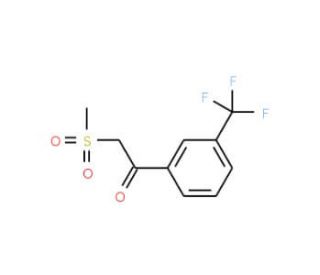 3-(Methylsulphonylacetyl)benzotrifluoride (CAS 128306-96-7) - chemical structure image