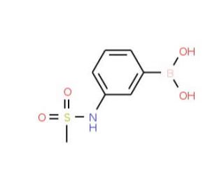 3-(Methylsulphonylamino)benzeneboronic acid (CAS 148355-75-3) - chemical structure image