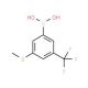 3-(Methylthio)-5-(trifluoromethyl)phenylboronic acid (CAS 957120-83-1) - chemical structure image