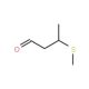 3-(Methylthio)butyraldehyde (CAS 16630-52-7) - chemical structure image