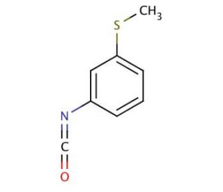 3-(Methylthio)phenyl isocyanate (CAS 28479-19-8) - chemical structure image