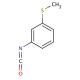 3-(Methylthio)phenyl isocyanate (CAS 28479-19-8) - chemical structure image