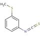3-(Methylthio)phenyl isothiocyanate (CAS 51333-80-3) - chemical structure image