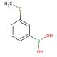 3-(Methylthio)phenylboronic acid (CAS 128312-11-8) - chemical structure image
