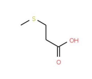 3-(Methylthio)propionic acid (CAS 646-01-5) - chemical structure image