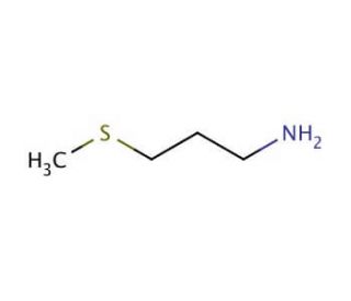 3-(Methylthio)propylamine (CAS 4104-45-4) - chemical structure image