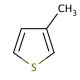 3-Methylthiophene (CAS 616-44-4) - chemical structure image