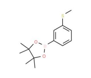 3-Methylthiophenylboronic acid, pinacol ester (CAS 710348-63-3) - chemical structure image
