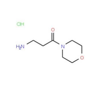 3-morpholin-4-yl-3-oxopropan-1-amine hydrochloride (CAS 173336-90-8) - chemical structure image