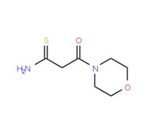 3-morpholin-4-yl-3-oxopropanethioamide (CAS 89984-45-2) - chemical structure image