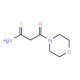 3-morpholin-4-yl-3-oxopropanethioamide (CAS 89984-45-2) - chemical structure image