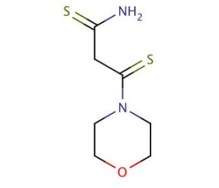 3-morpholin-4-yl-3-thioxopropanethioamide - chemical structure image