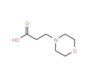 3-Morpholin-4-yl-propionic acid (CAS 4497-04-5) - chemical structure image