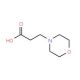 3-Morpholin-4-yl-propionic acid (CAS 4497-04-5) - chemical structure image
