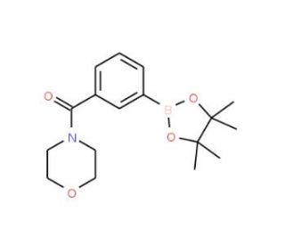 3-(Morpholine-4-carbonyl)phenylboronic acid pinacol ester (CAS 1036991-25-9) - chemical structure image