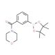3-(Morpholine-4-carbonyl)phenylboronic acid pinacol ester (CAS 1036991-25-9) - chemical structure image
