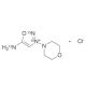 3-Morpholinosydnonimine-15N3 Hydrochloride (CAS 16142-27-1) - chemical structure image