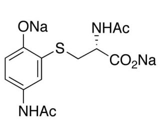 3-(N-Acetyl-L-cystein-S-yl) Acetaminophen Disodium Salt (CAS 52372-86-8) - chemical structure image