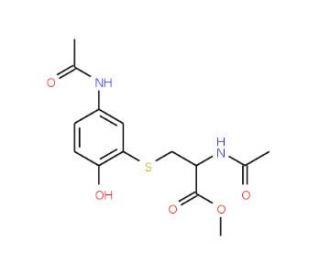 3-(N-Acetyl-L-cystein-S-yl) Acetaminophen Methyl Ester - chemical structure image
