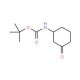 3-N-Boc-Aminocyclohexanone (CAS 885280-38-6) - chemical structure image