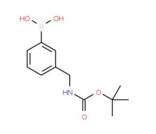 3-(N-Boc-aminomethyl)phenylboronic acid (CAS 199609-62-6) - chemical structure image