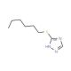 3-n-Hexylthio-1,2,4-triazole (CAS 74682-60-3) - chemical structure image