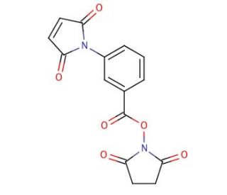 3-N-Maleimidobenzoic Acid N-Succinimidyl Ester (CAS 58626-38-3) - chemical structure image