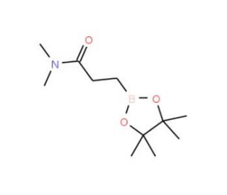3-(N,N-Dimethylamino)-3-oxopropylboronic acid pinacol ester (CAS 134892-18-5) - chemical structure image