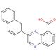 3-(Naphth-2-yl)quinoxaline-5-carboxylic acid (CAS 688801-18-5) - chemical structure image