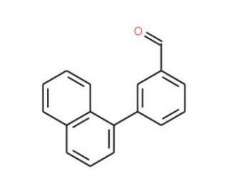 3-Naphthalen-1-yl-benzaldehyde (CAS 56432-20-3) - chemical structure image