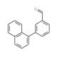 3-Naphthalen-1-yl-benzaldehyde (CAS 56432-20-3) - chemical structure image