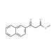 3-Naphthalen-2-yl-3-oxo-propionic acid methyl ester (CAS 158053-33-9) - chemical structure image