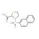 3-(Naphthalene-2-sulfonyl)-thiazolidine-2-carboxylic acid (CAS 436811-27-7) - chemical structure image