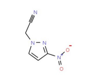 (3-Nitro-1H-pyrazol-1-yl)acetonitrile (CAS 1006956-03-1) - chemical structure image