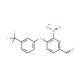 3-Nitro-4-{[3-(trifluoromethyl)phenyl]-sulfanyl}benzenecarbaldehyde - chemical structure image