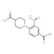 3-Nitro-4-(4-carboxypiperidine)benzoic acid - chemical structure image