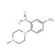 3-Nitro-4-(4-methylpiperazin-1-yl)aniline - chemical structure image