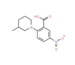 3-Nitro-4-(4-methylpiperidine-1-yl)aniline (CAS 937601-72-4) - chemical structure image